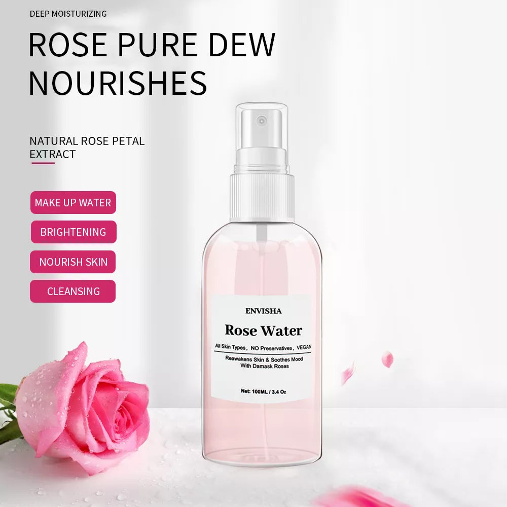 Shrink Pores Organic Rose Petals Essence Moisturizing Serum