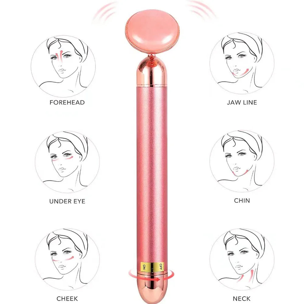 Electric Vibrating Beauty Bar Face Massager