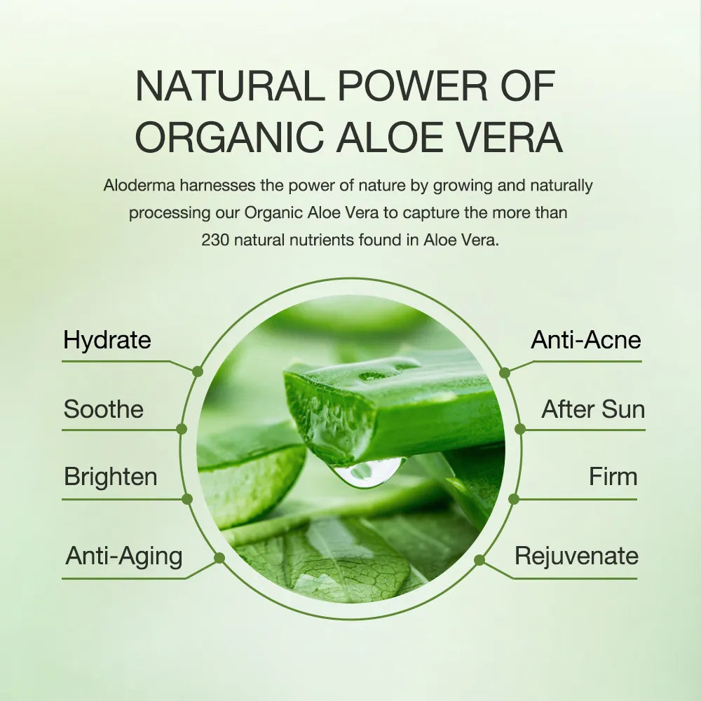 Organic Pure Aloe Vera Gel 200g Moisturizing Cream